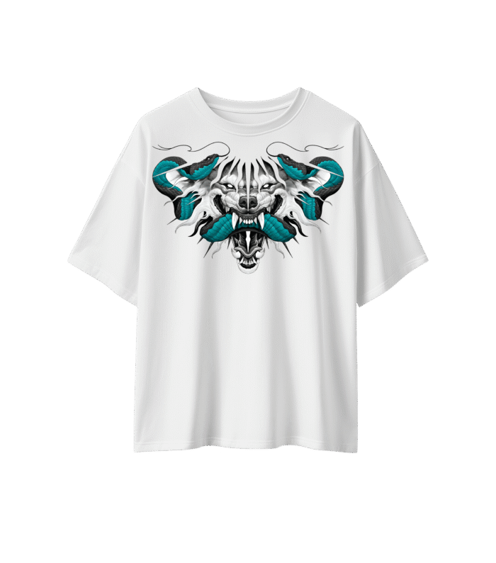 Viper Wolf Oversized T Shirt - Image 1
