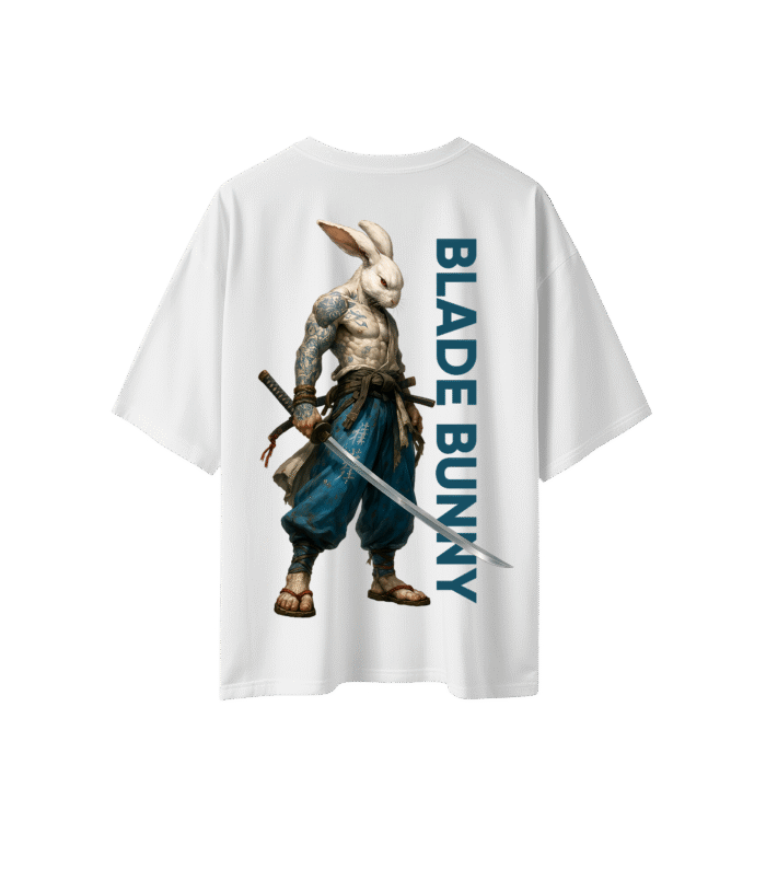 Blade Bunny Oversized T Shirt - Image 1